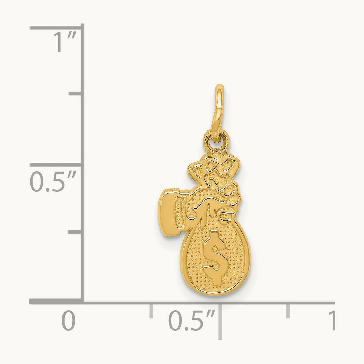 Money Bag Charm, 14K