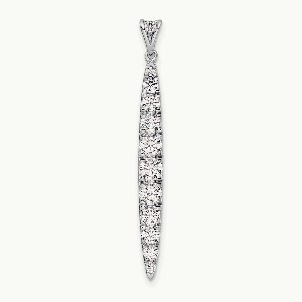 Fashion Bar Pendant, 1.00 ct tw Lab-Grown Diamond