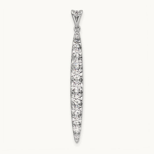 Fashion Bar Pendant, 1.00 ct tw Lab-Grown Diamond