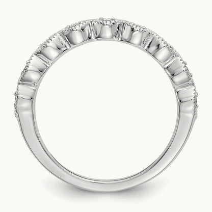 Fashion Band, 0.10 ct tw Lab-Grown Diamond — 14K White Gold