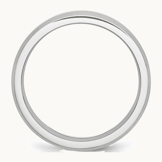 Chisel Cobalt Beveled Edge Satin 6mm Band