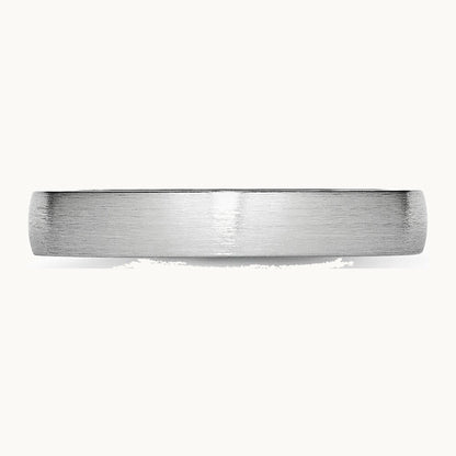 Cobalt Satin Half Round Band — 4mm