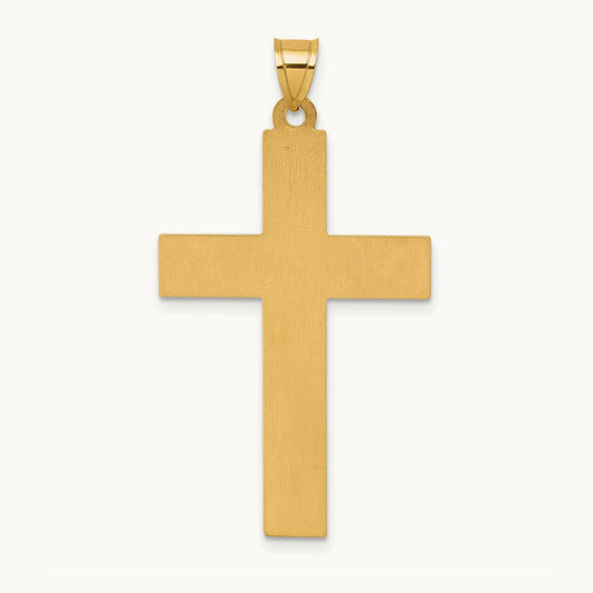 with Polished INRI Crucifix Cross Pendant — photo set