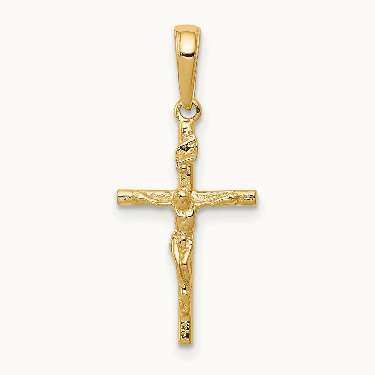 INRI Hollow Crucifix Pendant — photo set