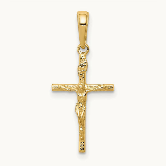 INRI Hollow Crucifix Pendant — photo set