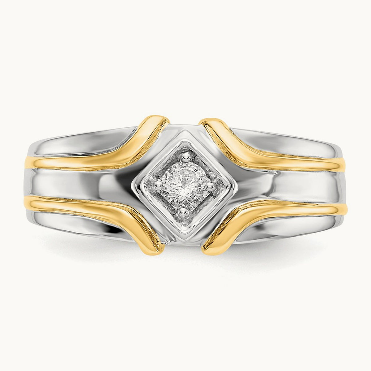 Men's Ring, 0.15 ct tw Lab-Grown Diamond