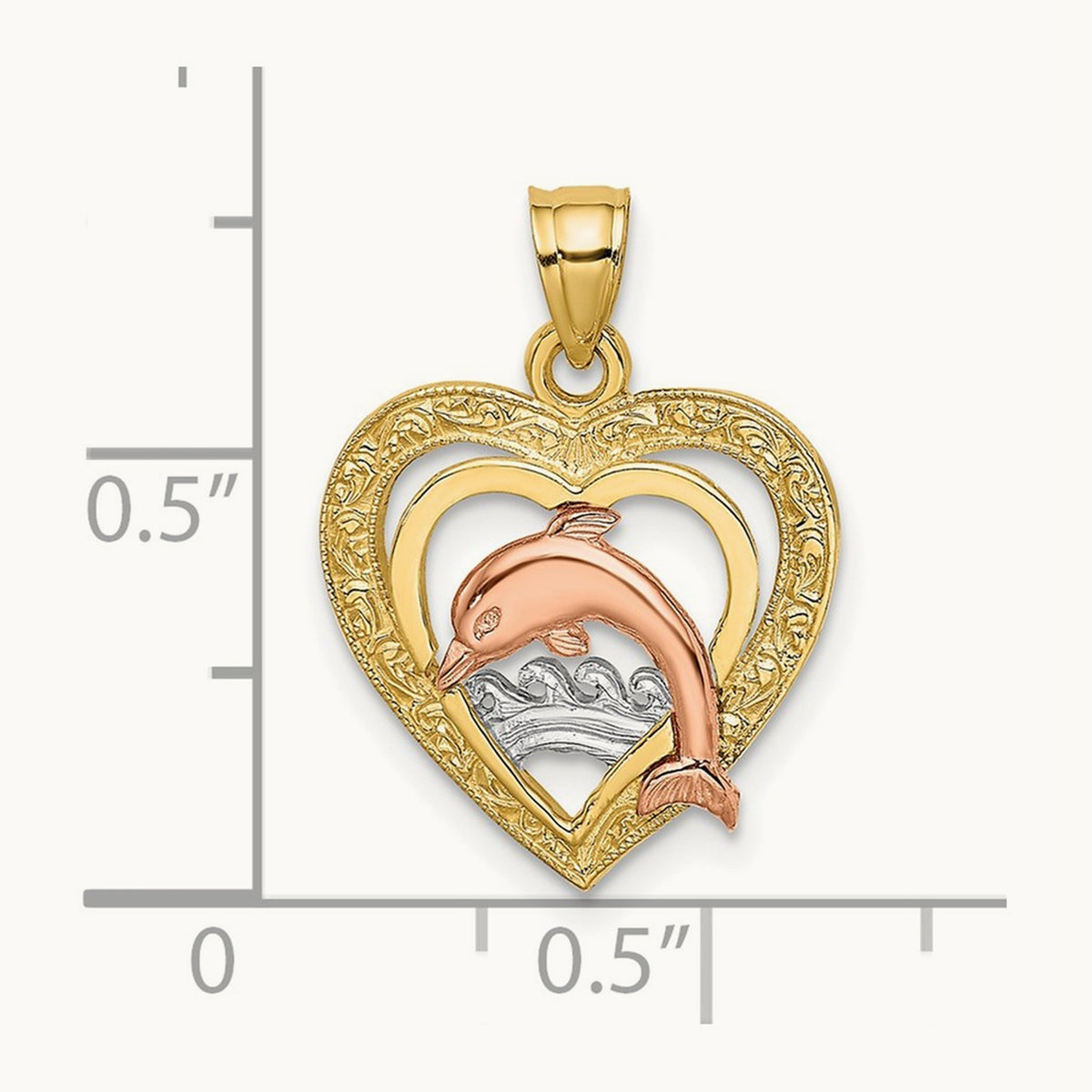 w/ Dolphin In Heart Charm — photo set