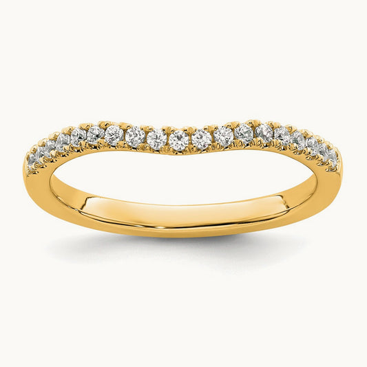 Diamond Band — 14K Yellow Gold, 7