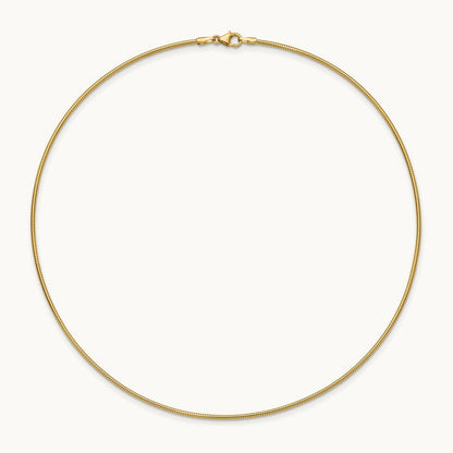 Round Omega — 14K Yellow Gold
