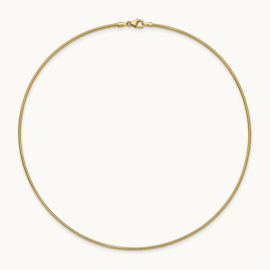 Round Omega — 14K Yellow Gold