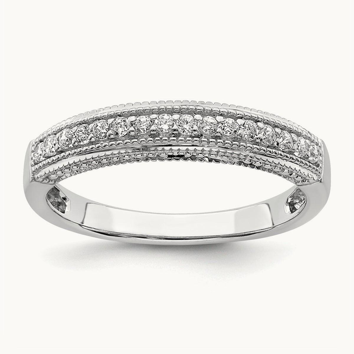 Diamond Band, 14K White Gold
