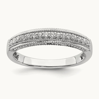 Diamond Band, 14K White Gold