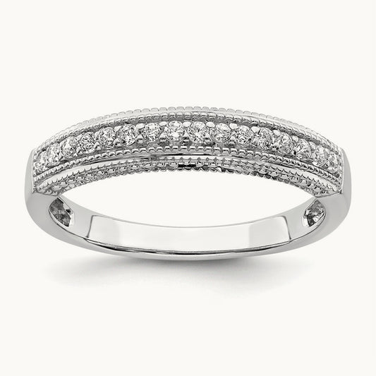 Diamond Band, 14K White Gold