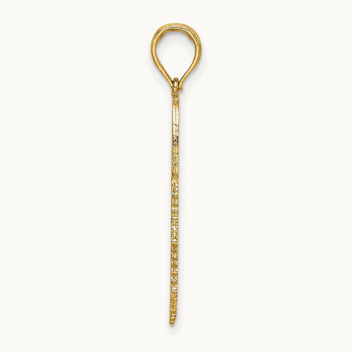 FIREFIGHTER FIRE DEPT. Badge Charm, 14K