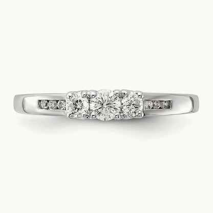 Diamond Ring, 14K White Gold