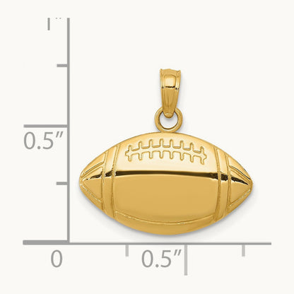 Football Charm, 14K