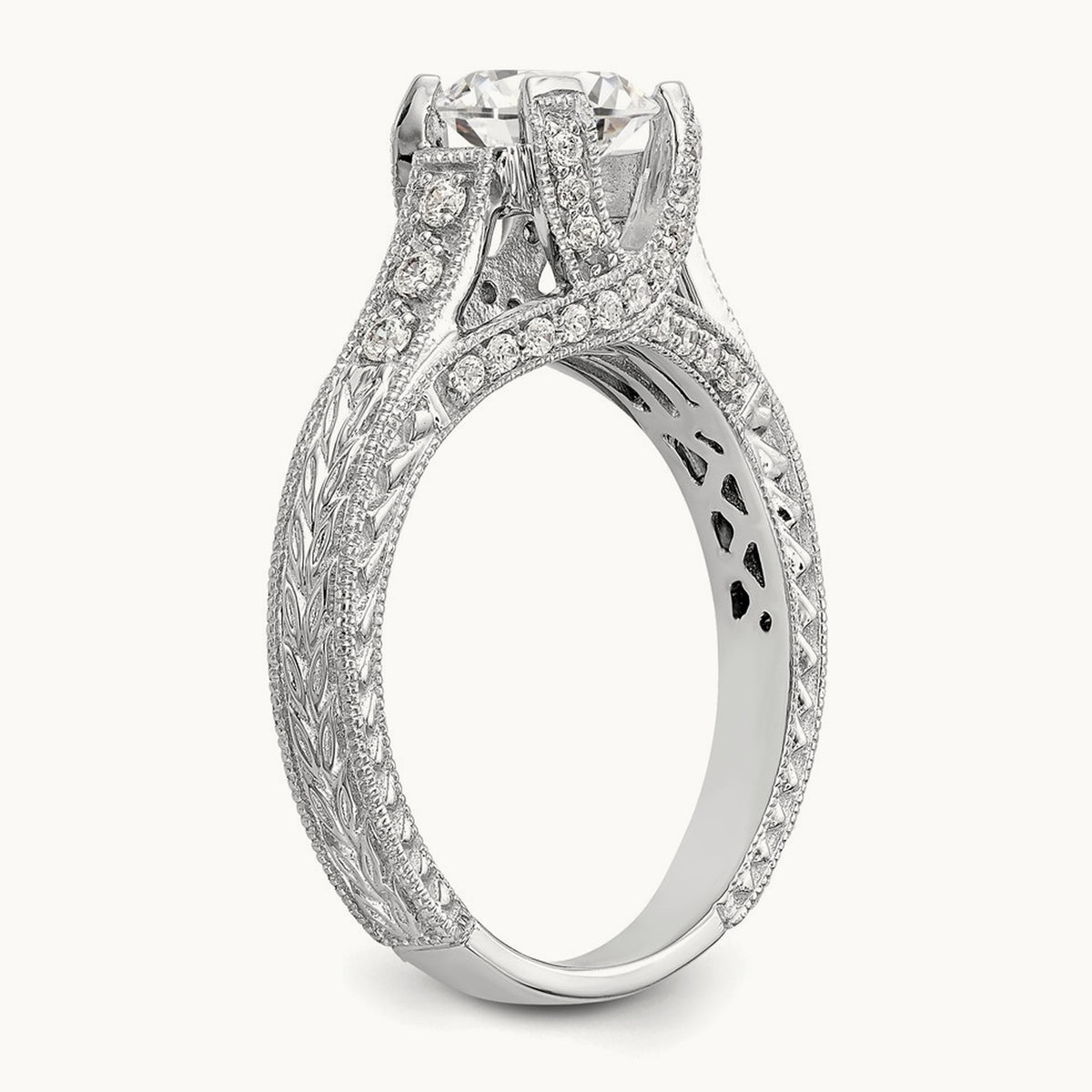 Semi-Mount Engagement Ring, 0.25 ct tw