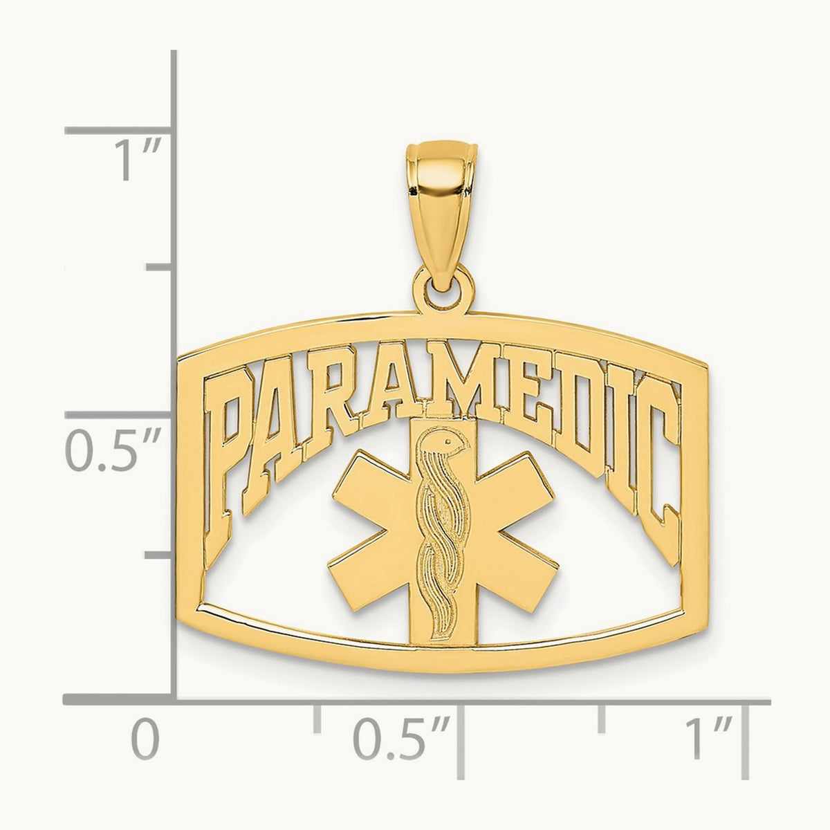 PARAMEDIC Charm — 14K Yellow Gold