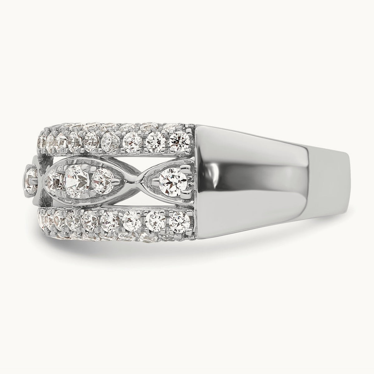 Fashion Ring, 1.25 ct tw Lab-Grown Diamond