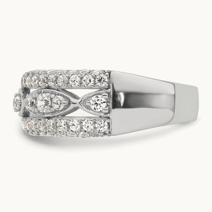 Fashion Ring, 1.25 ct tw Lab-Grown Diamond