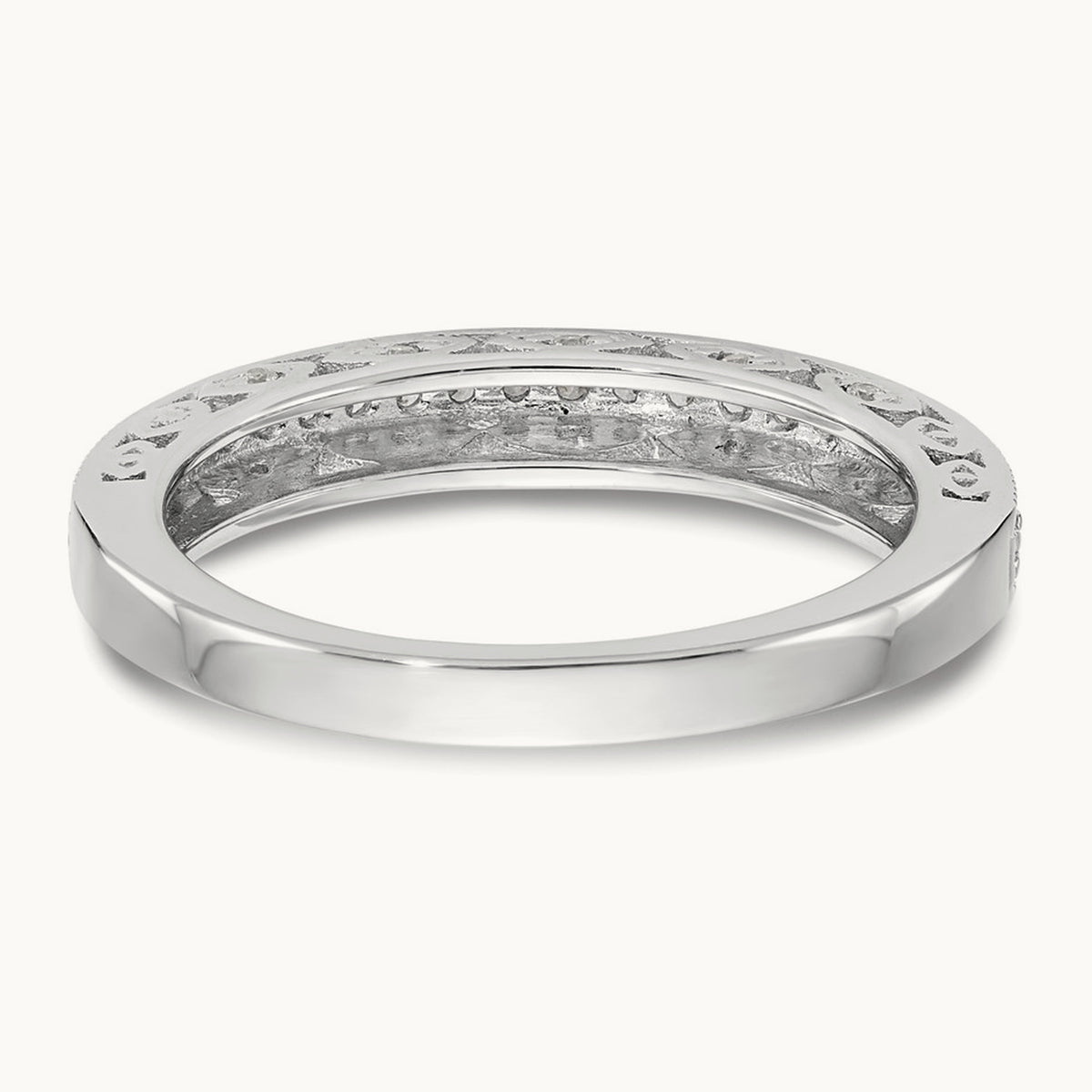 Diamond Band, 14K White Gold