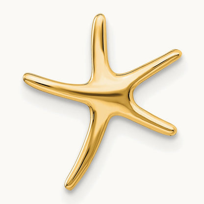 Single 14k Starfish Post Earring