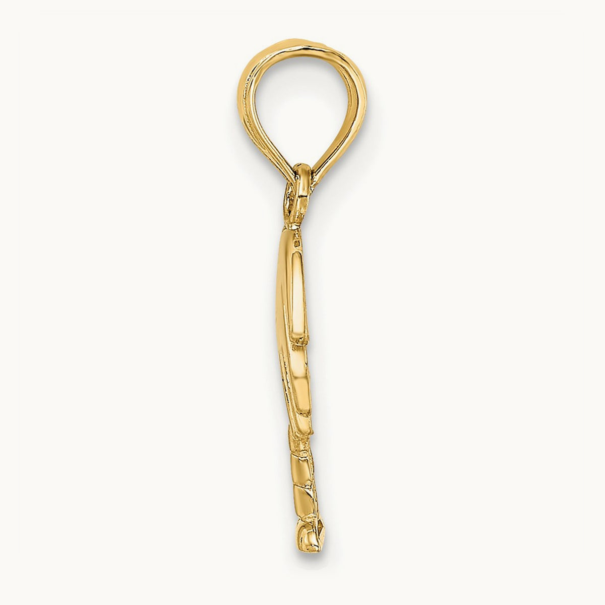 Charleston Palm Tree Charm — 14K Yellow Gold, 18mm