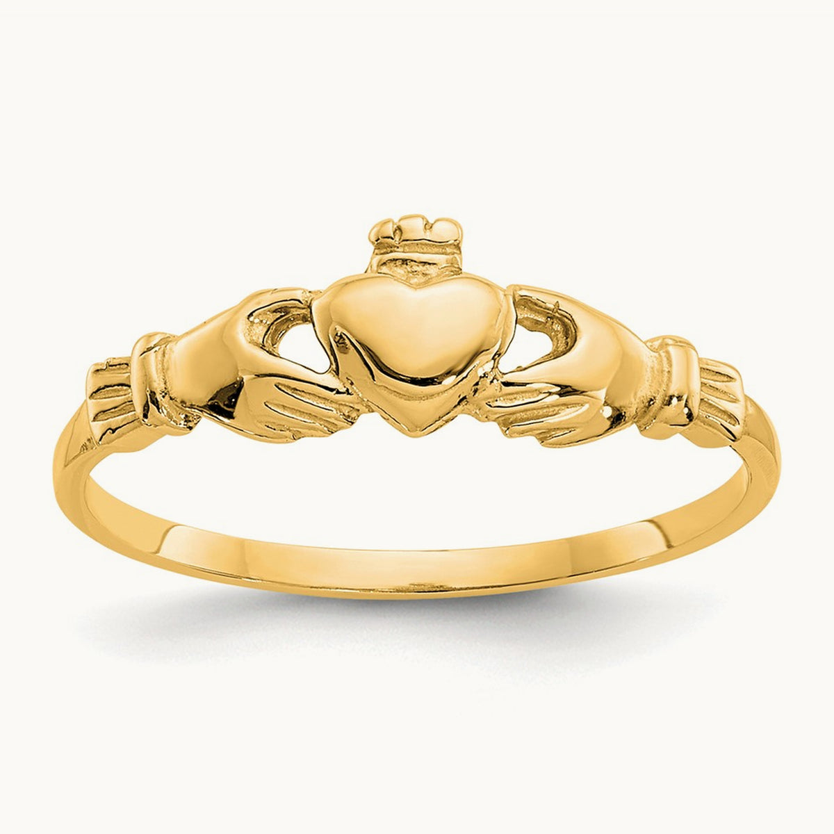 Child's Claddagh Ring — 14K Yellow Gold