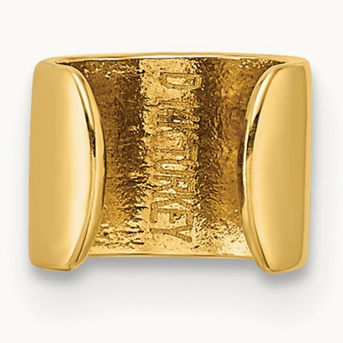 Polished Single Ear Cuff, 14K