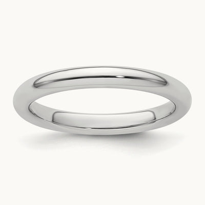 Comfort-Fit Wedding Band — 2.5mm