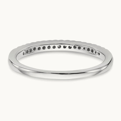 Diamond Wedding Band, 14K White Gold
