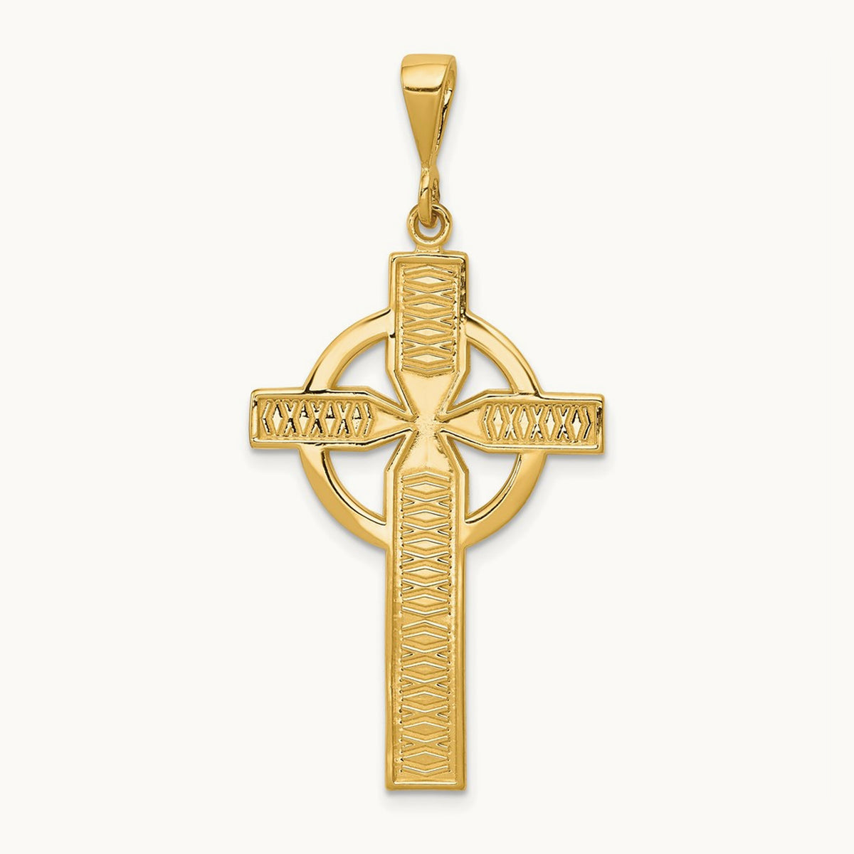 Celtic Cross Pendant, 14K