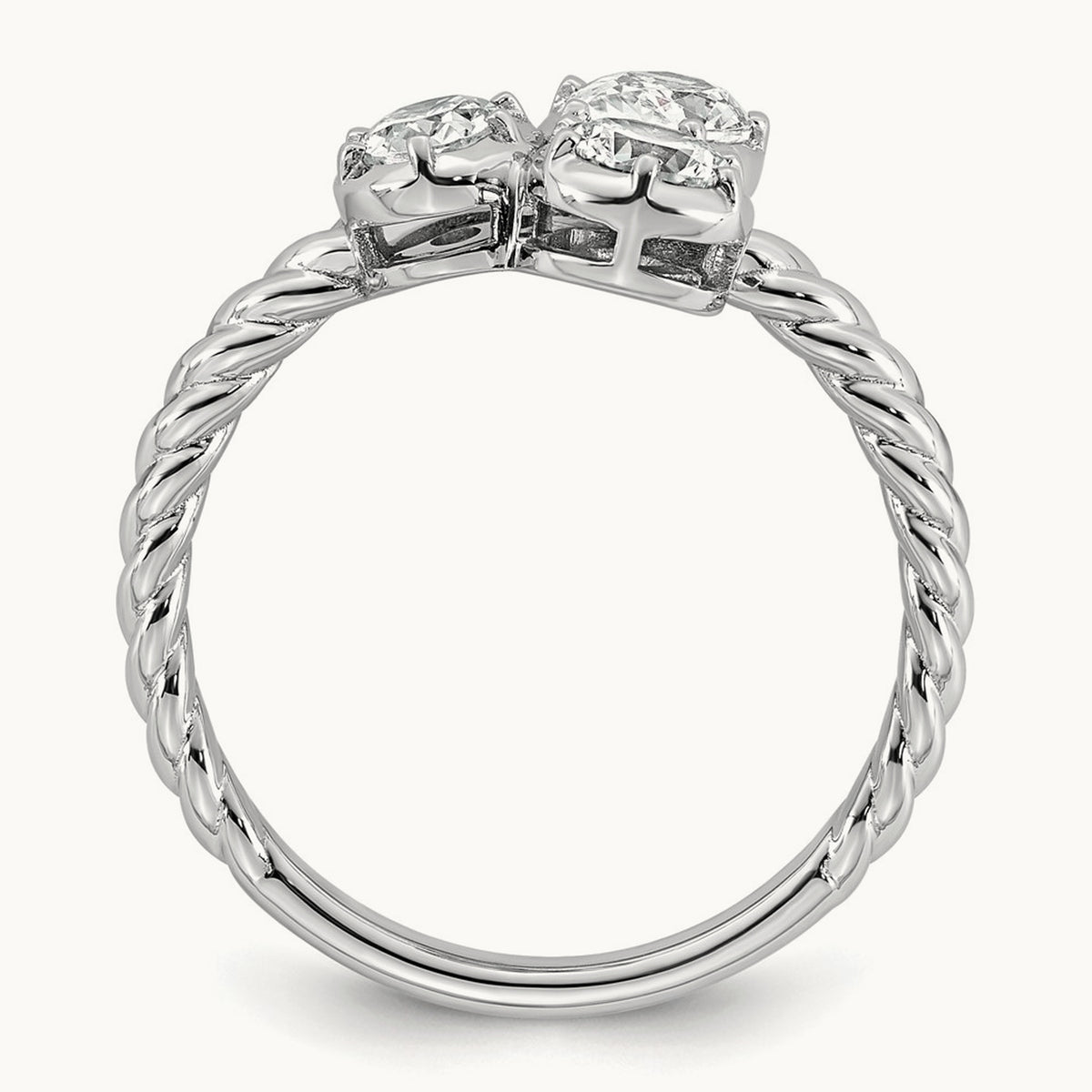 3 Stone Fashion Ring, 1.00 ct tw Lab-Grown Diamond