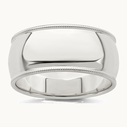 Half Round Milgrain Band — photo set