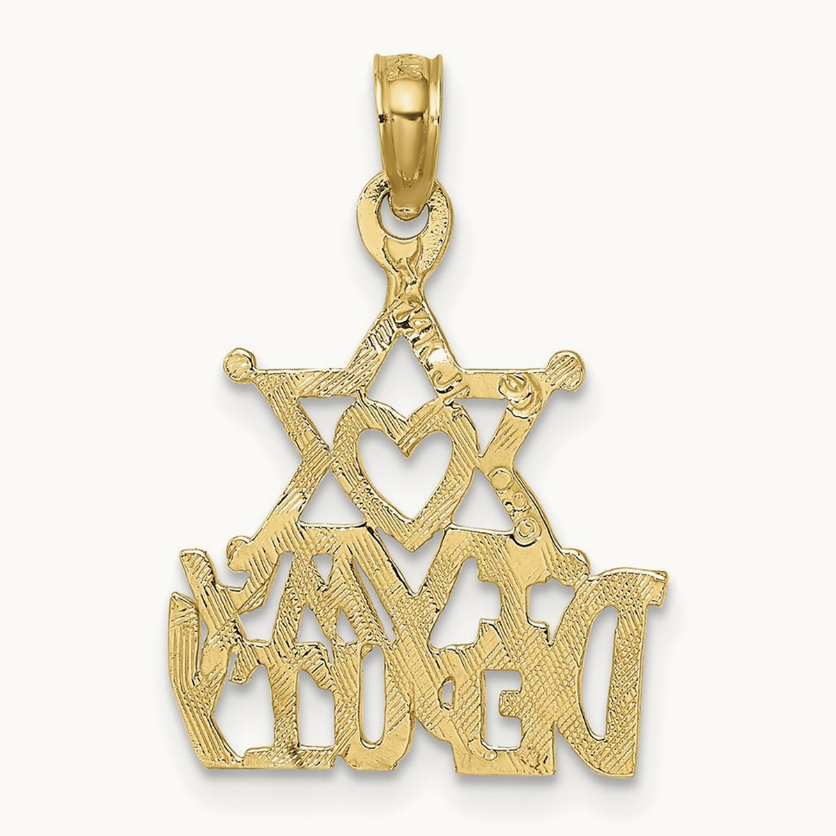 I HEART MY DEPUTY Charm, 14K