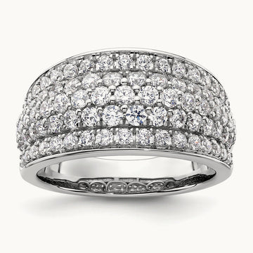 Layered Band, 1.75 ct tw Lab-Grown Diamond