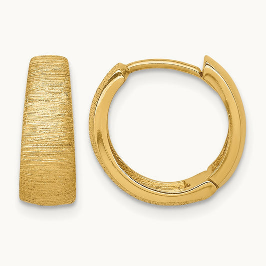 Textured Hoop Earrings — photo set