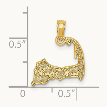 CAPE COD Map Charm — 16.45mm