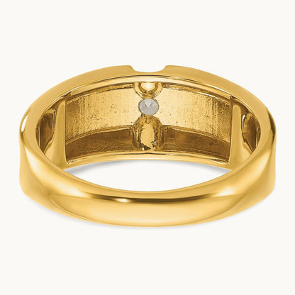 IBGoodman Men's Diamond Complete Ring, 14K