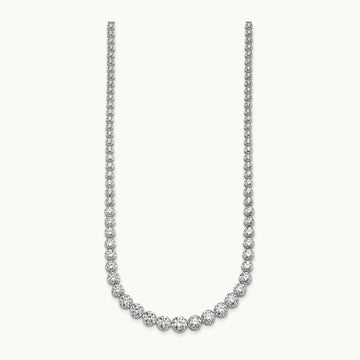 Graduated Tennis Necklace, 10.50 ct tw Lab-Grown Diamond