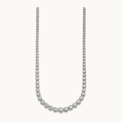 Graduated Tennis Necklace, 10.50 ct tw Lab-Grown Diamond
