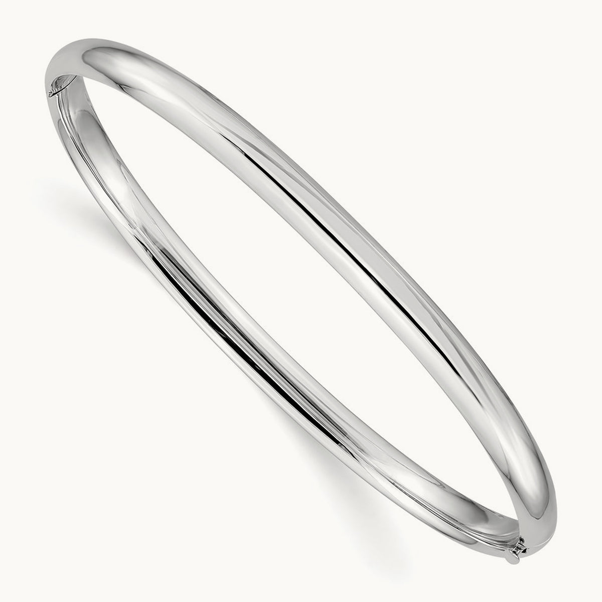 High Polished Hinged Bangle — 5.0mm