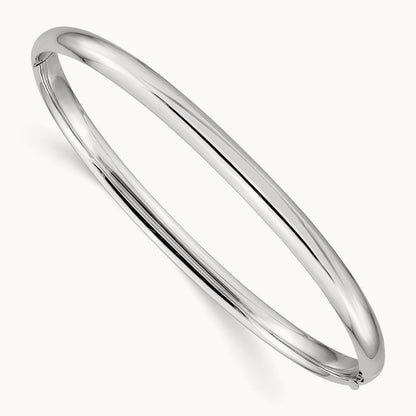 High Polished Hinged Bangle — 5.0mm