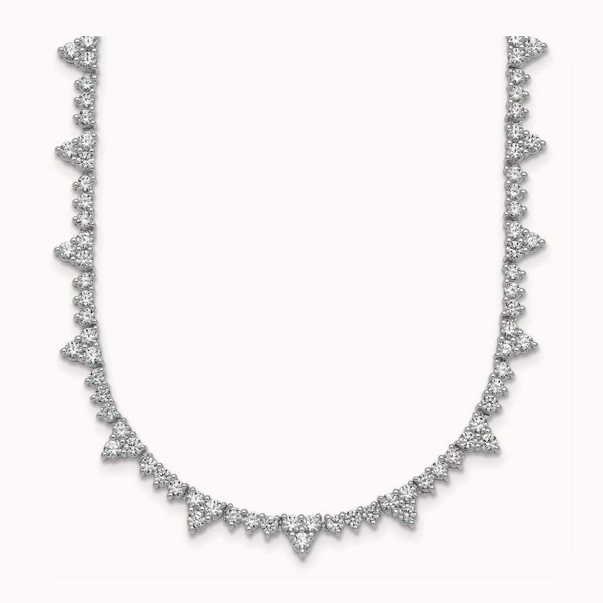 Fashion Tennis Necklace, 4.00 ct tw Lab-Grown Diamond