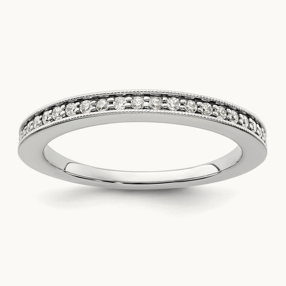 Diamond Band, 14K White Gold