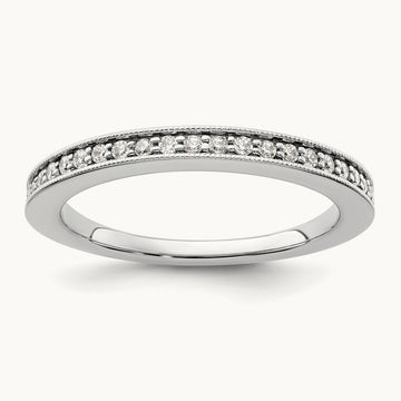 Diamond Band, 14K White Gold