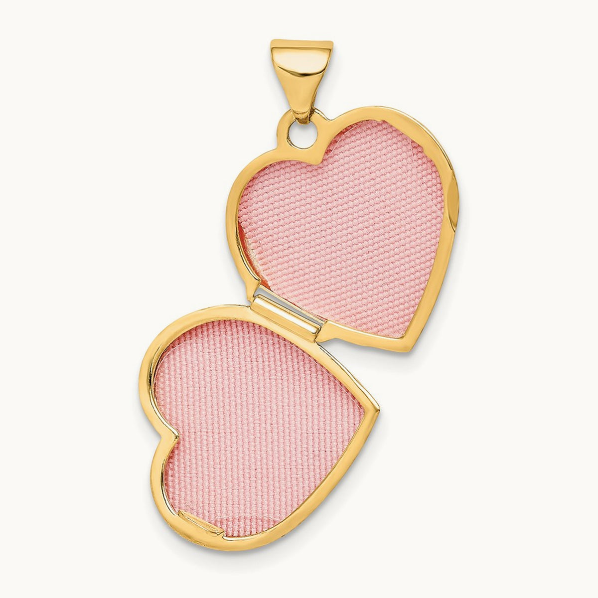 Diamond Special Daughter Heart Locket, 15mm, 14K