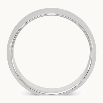 Sterling Silver 6mm Half Round Band