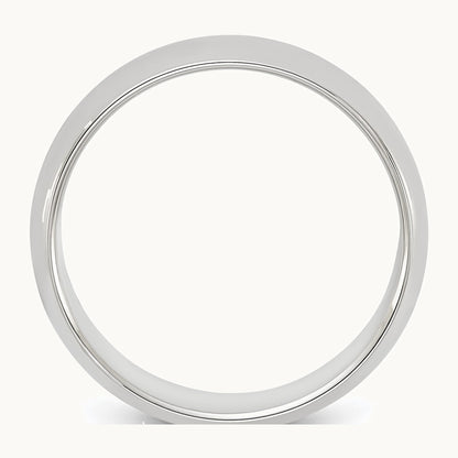 Sterling Silver 6mm Half Round Band
