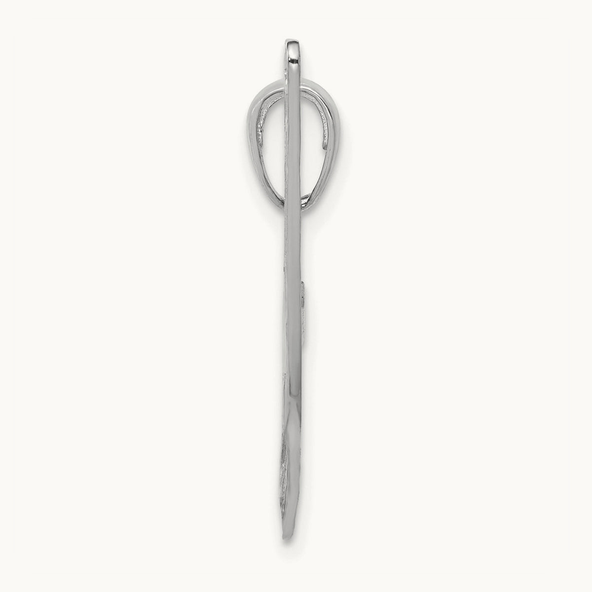 Air Boat Pendant — 14K White Gold